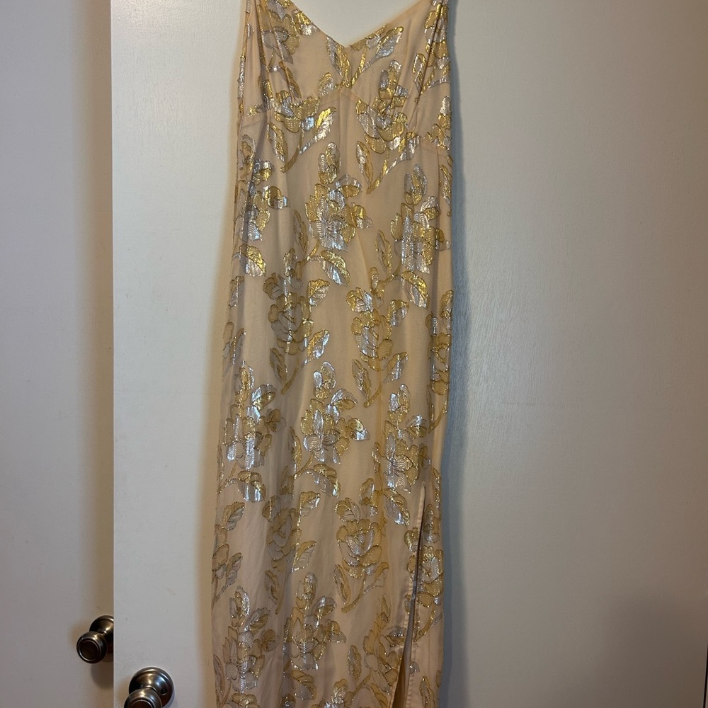 Saltwater LUXE Vanilla and Gold Dress